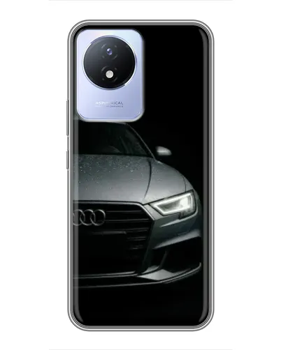 Чехол для Vivo Y02 с картинкой «Audi — детализация кузова» Чехол для Vivo Y02 с картинкой «Audi — детализация кузова»