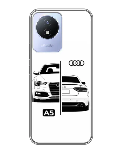 Чехол для Vivo Y02 с картинкой «Audi — контрастный дизайн» Чехол для Vivo Y02 с картинкой «Audi — контрастный дизайн»