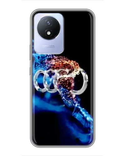 Чехол для Vivo Y02 с картинкой «Энергия лого Audi» Чехол для Vivo Y02 с картинкой «Энергия лого Audi»