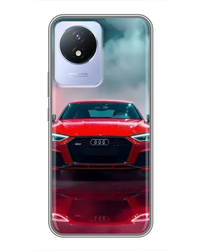 Чехол для Vivo Y02 с картинкой «Audi RS — красный стиль» Чехол для Vivo Y02 с картинкой «Audi RS — красный стиль»