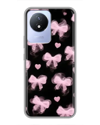 Чехол для Vivo Y02 с картинкой «Геометрия банта»