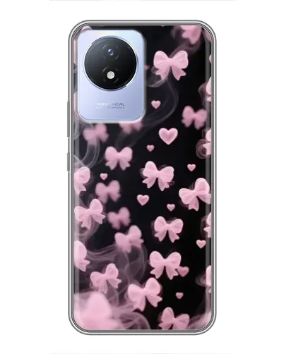 Чехол для Vivo Y02 с картинкой «Неоновое кружево»