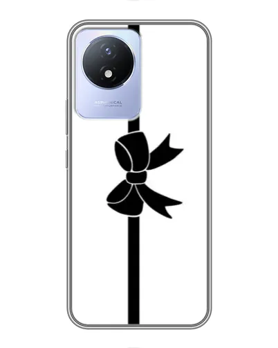 Чехол для Vivo Y02 с картинкой «Вертикальный бант»