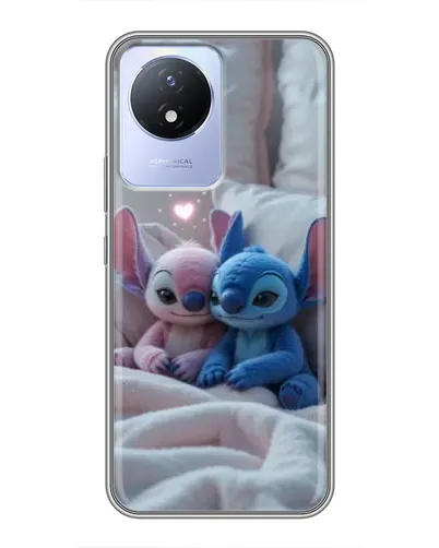Чехол для Vivo Y02 с картинкой «Плюшевые Стич Ангел» Чехол для Vivo Y02 с картинкой «Плюшевые Стич Ангел»
