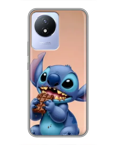 Чехол для Vivo Y02 с картинкой «Стич ест шоколад» Чехол для Vivo Y02 с картинкой «Стич ест шоколад»