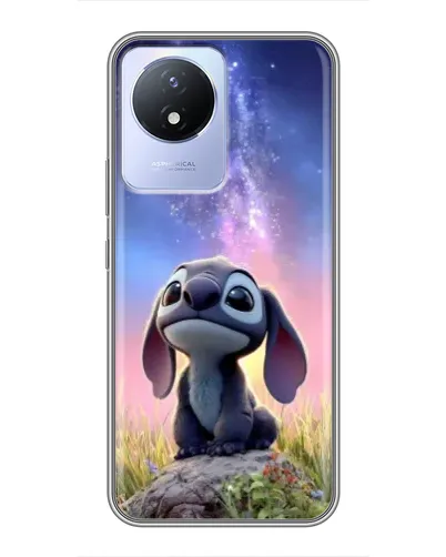 Чехол для Vivo Y02 с картинкой «Стич на рассвете» Чехол для Vivo Y02 с картинкой «Стич на рассвете»