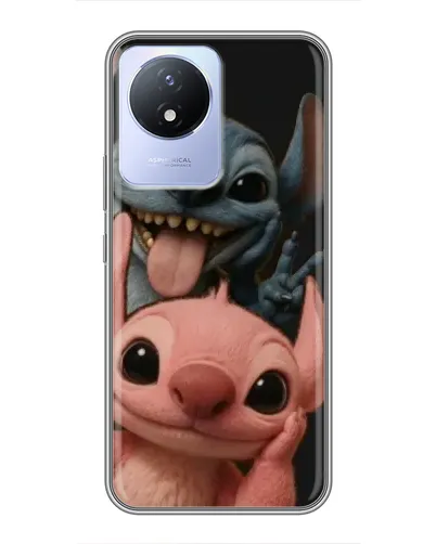 Чехол для Vivo Y02 с картинкой «Стич и Ангел» Чехол для Vivo Y02 с картинкой «Стич и Ангел»