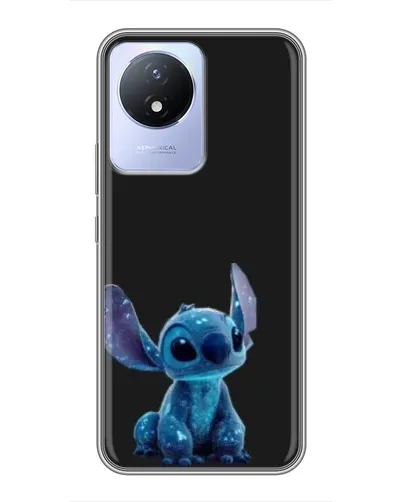 Чехол для Vivo Y02 с картинкой «Стич на черном» Чехол для Vivo Y02 с картинкой «Стич на черном»