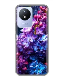 Чехол для Vivo Y02 с картинкой «Сиреневый цвет»