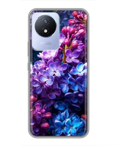 Чехол для Vivo Y02 с картинкой «Сиреневый цвет»