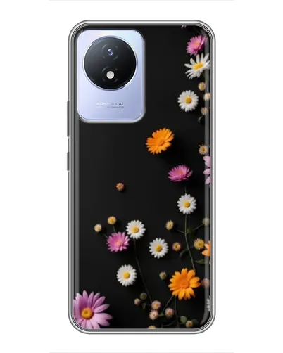Чехол для Vivo Y02 с картинкой «Цветочная композиция»