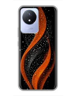 Чохол для Vivo Y02 з картинкою «Вогняна зоряна хвиля» Чохол для Vivo Y02 з картинкою «Вогняна зоряна хвиля»