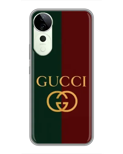 Чехол для Vivo Y04s с картинкой «Gucci — темно-зеленый градиент» Чехол для Vivo Y04s с картинкой «Gucci — темно-зеленый градиент»