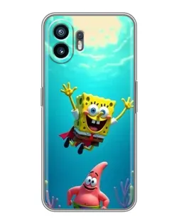 Чехол для Vivo Y05 с картинкой «Спанч Боб под водой»