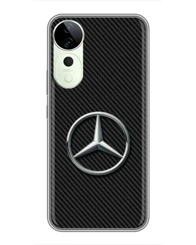 Чохол для ViVO Y05e з картинкою «Карбоновий Mercedes стиль» Чохол для ViVO Y05e з картинкою «Карбоновий Mercedes стиль»