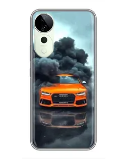Чохол для ViVO Y05e з картинкою «Audi у хмарах диму» Чохол для ViVO Y05e з картинкою «Audi у хмарах диму»