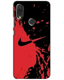 Чохол для Vivo Y11 з картинкою «Червоні бризки Nike»