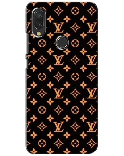 Чехол для Vivo Y11 с картинкой «Золотая монограмма LV»