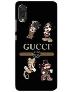 Чохол для Vivo Y11 з картинкою «Gucci — герої Disney та монограма»