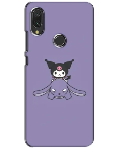 Чехол для Vivo Y11 с картинкой «Kuromi на лиловом фоне»