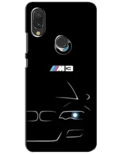 Чехол для Vivo Y11 с картинкой «Минималистичный принт BMW M3»