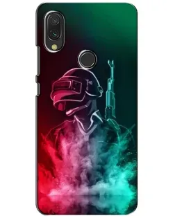 Чехол для Vivo Y11 с картинкой «PUBG — огненный воин»