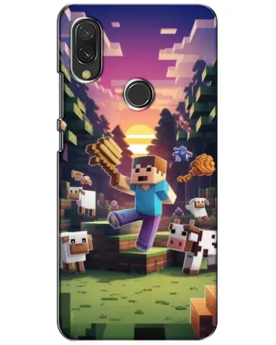 Чехол для Vivo Y11 с картинкой «Стив на ферме» Чехол для Vivo Y11 с картинкой «Стив на ферме»