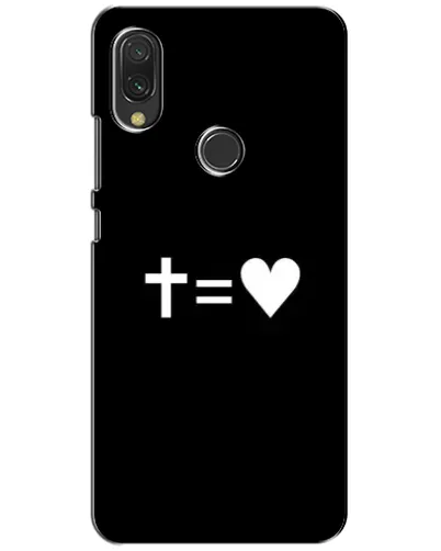 Чехол для Vivo Y11 с картинкой «Крест и Сердце»