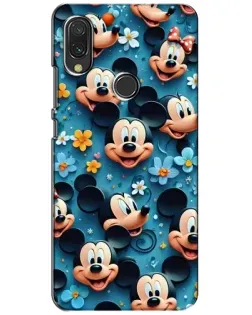Чехол для Vivo Y11 с картинкой «Паттерн Микки и Минни»