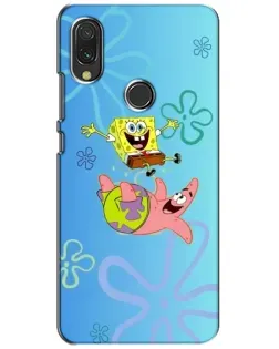 Чехол для Vivo Y11 с картинкой «Спанч Боб и Патрик»