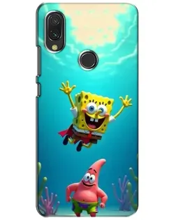 Чохол для Vivo Y11 з картинкою «Спанч Боб під водою»
