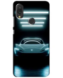 Чехол для Vivo Y11 с картинкой «Tesla в неоне»