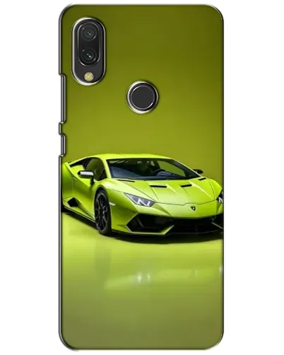 Чехол для Vivo Y11 с картинкой «Салатовый Lamborghini Huracan»