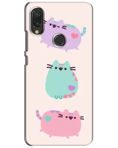 Чехол для Vivo Y11 с картинкой «Pusheen трио»