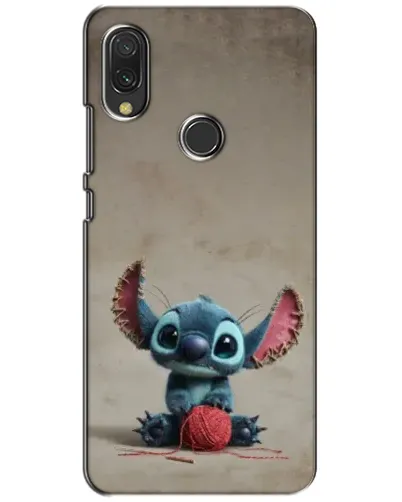 Чехол для Vivo Y11 с картинкой «Стич на коричневом фоне»