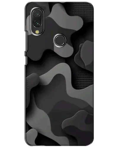 Чехол для Vivo Y11 с картинкой «Темный абстрактный камуфляж» Чехол для Vivo Y11 с картинкой «Темный абстрактный камуфляж»