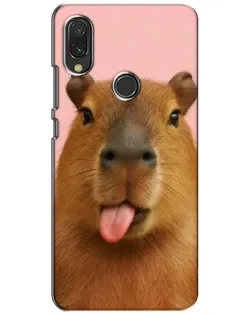 Чехол для Vivo Y11 с картинкой «Капибара с языком»