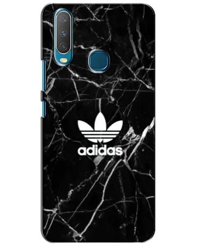 Чехол для Vivo Y15 с картинкой «Белый мрамор Adidas»