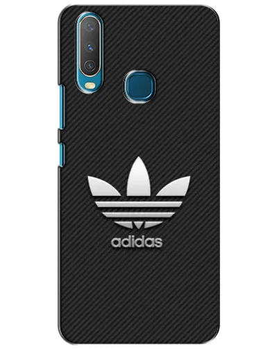 Чехол для Vivo Y15 с картинкой «Adidas Карбоновая текстура»