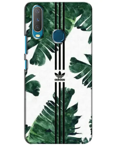Чехол для Vivo Y15 с картинкой «Пальмовые листья адидас»