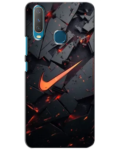 Чехол для Vivo Y15 с картинкой «Nike — эффект разломов» Чехол для Vivo Y15 с картинкой «Nike — эффект разломов»