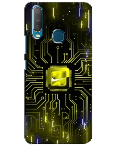 Чехол для Vivo Y15 с картинкой «Nike — золотая искра» Чехол для Vivo Y15 с картинкой «Nike — золотая искра»