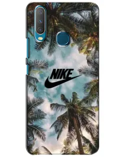 Чохол для Vivo Y15 з картинкою «Тропічний принт Nike» Чохол для Vivo Y15 з картинкою «Тропічний принт Nike»