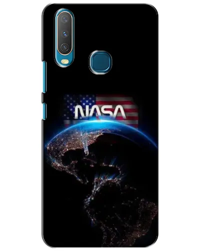 Чехол для Vivo Y15 с картинкой «Земля из космоса NASA»