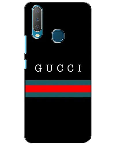 Чехол для Vivo Y15 с картинкой «Gucci — красный пояс»