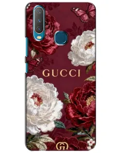 Чохол для Vivo Y15 з картинкою «Gucci — бордові троянди» Чохол для Vivo Y15 з картинкою «Gucci — бордові троянди»
