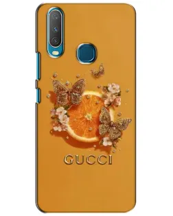 Чохол для Vivo Y15 з картинкою «Gucci — золоті метелики» Чохол для Vivo Y15 з картинкою «Gucci — золоті метелики»