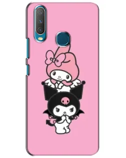 Чехол для Vivo Y15 с картинкой «My Melody и Kuromi»