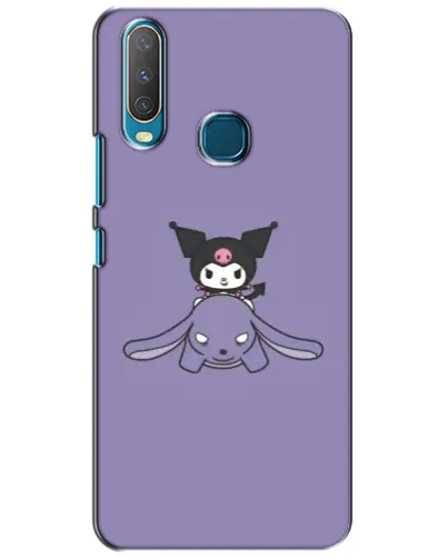 Чехол для Vivo Y15 с картинкой «Kuromi на лиловом фоне» Чехол для Vivo Y15 с картинкой «Kuromi на лиловом фоне»
