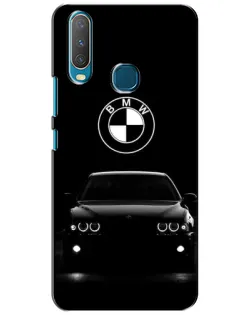 Чехол для Vivo Y15 с картинкой «BMW — взгляд из темноты»